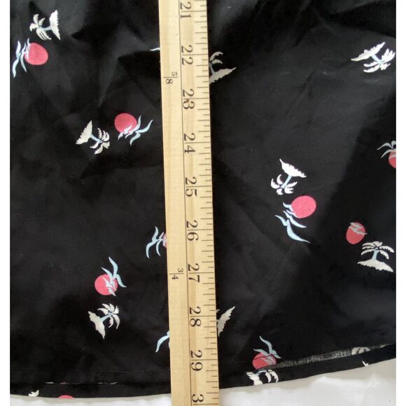 NWT Levis Black Island Print Summer Strappy Sundress Sleeveless Button Down Sz M - Picture 10 of 10